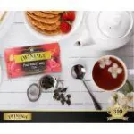 Twinings Four Red Fruits Tea ทไวนิงส์ โฟรเรดฟรุตส์ ชาอังกฤษ 2กรัม x 25ซอง
