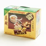 Gingen น้ำขิงจินเจน เครื่องดื่มสมุนไพร ขิงผงสำเร็จรูป รสเอ็กซ์ตร้าโกลด์ ขนาด 216 กรัม 12ซอง X  18 กรัม แพค 2 กล่อง