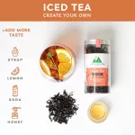 70 grams of organic peach tea, drove fat, help burn aroma, good dreams, 0 calves. Hot & Iced Tea / Cold Brew / Kombucha paired with honey, lemon, other soda.