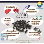 เก๋ากี้ดำ โกจิเบอร์รี่ดำ เม็ดใหญ่ "A คัดมือ ด้วยความใส่ใจ" จากต้นกำเนิดและแหล่งเพาะปลูกที่มีชื่อเสียงของเก๋ากี้ดำ