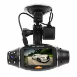 JWKG Dual Dash Cam พร้อม IR Night Vision FHD 720P ด้านหน้าและ 720P ภายในกล้อง Dash Camera เลนส์มุมกว้างพร้อม G-Sensor GPS