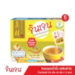 GINGEN Ginger Jin Jane Herbal Drink Ginger, ready -made powder, tasty flavor mixed with honey, size 216 grams, 12 sachets x 18 grams, pack of 6 boxes