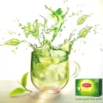 Lipton ชาเขียว ลิปตัน แบบถุงชง 25 ซอง.