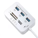 Mini Usb 3.0 Multi Hub Card Reader Combo High Speed Usb Hub With Ms/sd/m2/tf Card Reader 3ports Usb Splitter For Lap