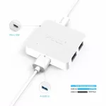 Orico Ta4u Usb Hub 4 Port Usb3.0 Portable Hub Usb 3.0 Can Used As A Charger To Charger Your Phone