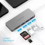 Usb-C Hub With Usb 3.0 Ports And Sd/tf Card Reader Compatible New Macbook Air - Macbook Pro Multi-Port Type C Adapter