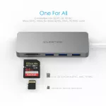 Usb-C Hub With Usb 3.0 Ports And Sd/tf Card Reader Compatible New Macbook Air - Macbook Pro Multi-Port Type C Adapter