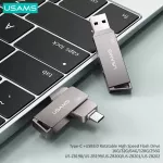 Usams Otg 3 In 1 Type-Cusb 3.0 High Speed Flash Drives Pendrive Usb Key 16g 32gb 64gb 128gb 256g Usb Flash Driver For Phone/tab
