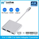 Usb Type C Hub Hdmi-Compatible 4k Thunderbolt 3 Adapter Support Samsung Dex Mode Usb-C Dock With Pd For Macbook Pro/air