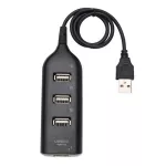 4-Ports Usb Hub 1-Meter Portable Usb 2.0/1.1 Splitter Supports Charging 480mbps High Speed Data Transfer Rate For Pc Lap