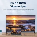 Hoco 5 In 1 Usb Type C Hub 4k@30hz Adapter 3 Port Usb C Splitter For Macbook Pro Lap Accessories Pd65w Type C Fast Charge Hub