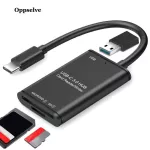OPSELVE USB 3.0 Card Reader Hub for TF SD Memory Cardreader 512G 3 in 1 Connector for MacBook Windows Linux Lap Card Readers