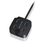 Usb Hub 2.0/3.0 Usb Splitter Adapter 4 Ports Usb 2.0/3.0 Mini Rotate Hub With Phone Holder Universal For Pc Notebook Lap Mac