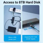 Vention Usb C Hub To Usb 3.0 Usb C 3.1 Gen 1 Micro Power Hub Adapter For Macbook Pro Ipad Samsung Galaxy Note 10 S10 Usb Hub