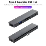 Oppselve Multi 7-In-1 Usb C Hub Portable Usb 3.0 Sd Tf Card Reader Adaptors Type C Splitter For Ipad Macbook Pro