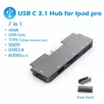 Oppselve Multi 7-In-1 Usb C Hub Portable Usb 3.0 Sd Tf Card Reader Adaptors Type C Splitter For Ipad Macbook Pro