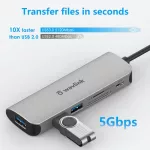 Wavlink Usb-C Hub Usb 3.0 Hub 5gbps High Speed Multi Usb Splitter Slot Pd For Lap Macbook Pro/air - Use