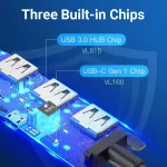 Vention Usb C Hub To Usb 3.0 Usb C 3.1 Gen 1 Micro Power Hub Adapter For Macbook Pro Ipad Samsung Galaxy Note 10 S10 Usb Hub