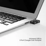 Kebidu Usb2.0 Twin Charger Dual 2 Port Usb Splitter Hub Adapter Converter Charging Usb Wire Plug For Lap Pc
