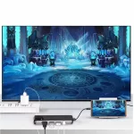 Basix Usb Type C Hub Hdmi-Compatible Usb C Hub To Gigabit Ethernet Rj45 Lan For Mac Book Pro Thunderbolt 3 Usb-C Pd Charger Hub