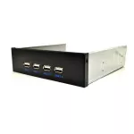 4 Ports Usb 2.0 Front Panel Usb Hub Splitters Adapter Usb 2.0 Hub Usb-Hub Multiple Splitter Hubs 5.25 Driver Bay For Pc Computer