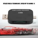 High Speed Usb3.0 Professional Xqd Card Reader Hub Quickly Transfer Tool Black Card Reader
