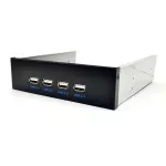 4 Ports Usb 2.0 Front Panel Usb Hub Splitters Adapter Usb 2.0 Hub Usb-Hub Multiple Splitter Hubs 5.25 Driver Bay For Pc Computer