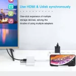 1080p Hdmi-Cable Usb Memory Card Tf Card Reader Digital Av Tv Otg Adapter Hub For Iphone X Xr Xs 11pro Max Se Ipad Mini Pro