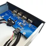 4 Ports Usb 2.0 Front Panel Usb Hub Splitters Adapter Usb 2.0 Hub Usb-Hub Multiple Splitter Hubs 5.25 Driver Bay For Pc Computer