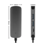 Usb C To Hdmi 4k Type C Hub 3.0 Dp Multi Function Hub 4 In 1 Expansion Dock Adapter Card Reader Audio Video For Macbook Pro Otg
