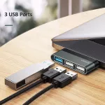Docking Station For Surface Pro 7 With Hdmi-Compatible Rj-45 Gigabit Ethernet Port 2x Usbpc Multi-Function Extension