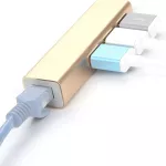 3ports Usb 3.0 Hub Type C To Ethernet Lan Rj45 Cable Adapter Network Card Gigabit/100mb High Speed Data Transfer For Macbook Pro