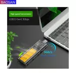 Transparent Creative Usb3.0 Gen1 Ssd Solid State Sata Hdd Enclosure Agreement M.2