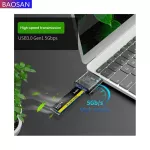 Transparent Creative Usb3.0 Gen1 Ssd Solid State Sata Hdd Enclosure Agreement M.2