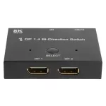 Displayport Splitter Dp1.4 Switch Ports Bi-Direction 1x2 / 2x1 Displayport Switcher Ultra Hd 8k@30hz 4k@120hz For Ps4 Xbox Hdtv