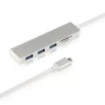 5-In-1 Type-C Hub Aluminiu Alloy Usb-C Adapter Usb 3.0 Port Card Reader For Samsung Galaxy Tab A A2 S4 10.5 Sm-T830 T590 Tablet