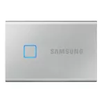 2 TB Portable SSD SSD SAMSUNG T7 Touch Silver MU-PC2T0S/ww