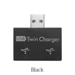 Mini 2 Port Usb Hub Charger Hub Adapter Usb Splitter For Phone Tablet Computer