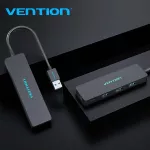 Vention 4-Port Usb 3.0 2.0 Ultra Slim Data Hub For Macbook Mac Pro/mini Imac Surface Pro Xps Notebook Pc Usb Flash Drives