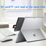 Rocketek Usb 3.0 Hub 4k Hdmi-Compatible 1000mbps Gigabit Ethernet Card Reader Adapte Tf Micro Sd For Microsoft Surface Pro 4/5/6