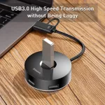Baseus Usb Hub Usb C Hub To Multi Usb3.0 Usb 3.0 Splitter For Macbook Pro Air Lap Computer 4 Ports Multiple Usb Type C Hub