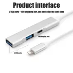 Usb-C Hub Usb 3.0 Hub Type C Usb Splitter Thunderbolt Usb-C Dock Adapter Otg For Iphone Macbook Pro Air Mi Pro Huawei Matebook