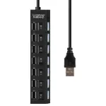 Multi Usb Hub 4/7 Ports High Speed Hub Usb 2.0 Splitter Adapter With Independent Switch For Pc Lap Computer Usb Expand
