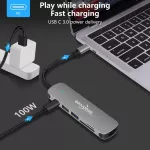 Usb C Hub For Ipad Macbook Air Pro Adapter Usb C Dongle 100w Power Delivery Usb C To Hdmi-Compati Usb 3.0 Card Reader Type C Hub