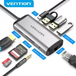 Vention Usb C Hub Type C To Multi Usb 3.0 Hub Hdmi Adapter Dock For Macbook Pro Air Usb Hub Type C 3.1 Splitter Port Type-C Hub