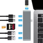 Multi 5-In-1 Usb C Hub Portable Type C Hub 7-In-1 Usb 3.0 Sd Tf Card Reader Adaptors Usb C Splitter For Macbook Pro