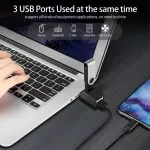 Ankndo Usb Hub 3.0 2.0 Multi Port Expander Adapter Lap Usb Splitter For Keyboard Mouse Printer High Speed Usb Hab For Xiaomi