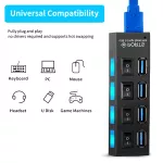 Usb 3.0 Usb Hub 2.0 Hub Multi Usb Splitter 4/7 Port Multiple Expander Usb 3 Hub Use Power Adapter Usb 3.0 Hub With Switch For Pc