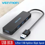 Vention Usb 3.0 Hub 4 Port Adapter Multi Usb Splitter High Speed Otg For Macbook Pc Computer Accessories Adaptador 2.0 Usb Hab 1