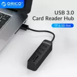 Orico Usb 3.0 Hub 3/6 Port Expander Adapter Tf Sd Card Reader All In One For Pc Computer Accessories